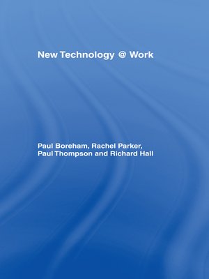 cover image of New Technology @ Work
